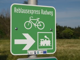 Beschilderung Reblausexpress Radweg, &copy; &copy; Retzer Land